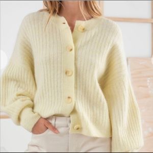 ISO & other stories oversized ribbed crewneck